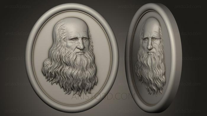 Busts and bas-reliefs of famous people (BUSTC_0366) 3D model for CNC machine